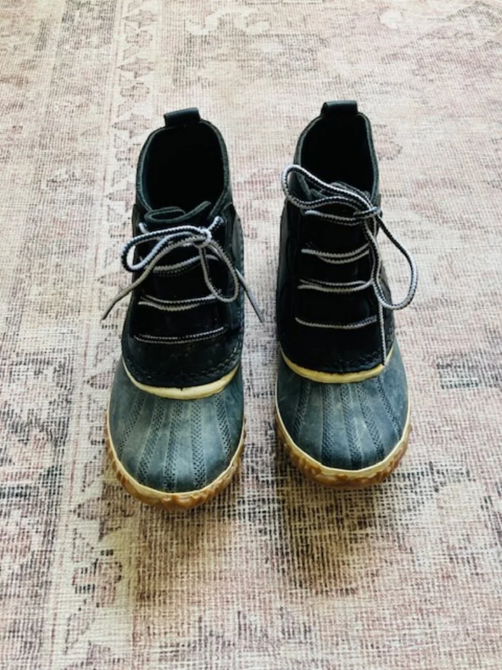 Sorrel Classic Out & About Duck Boot Rain Boots Size 6.5 Womens